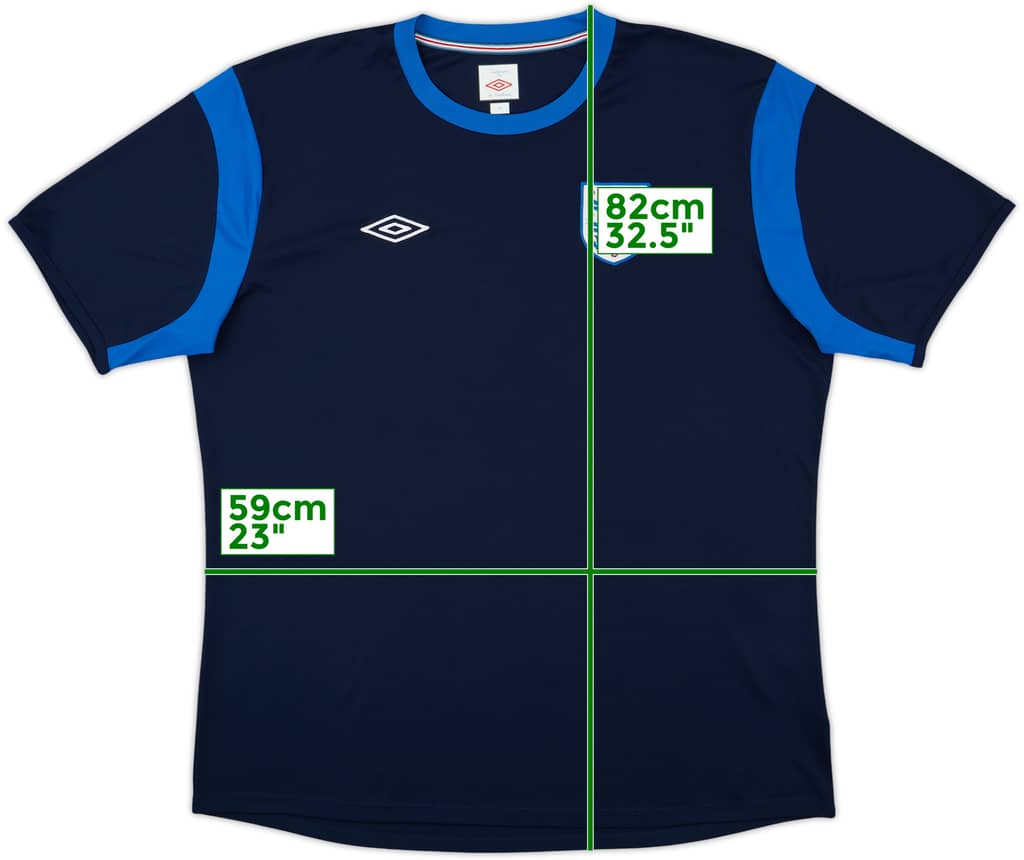 2010-11 England Umbro Training Shirt - 9/10 - (XXL)