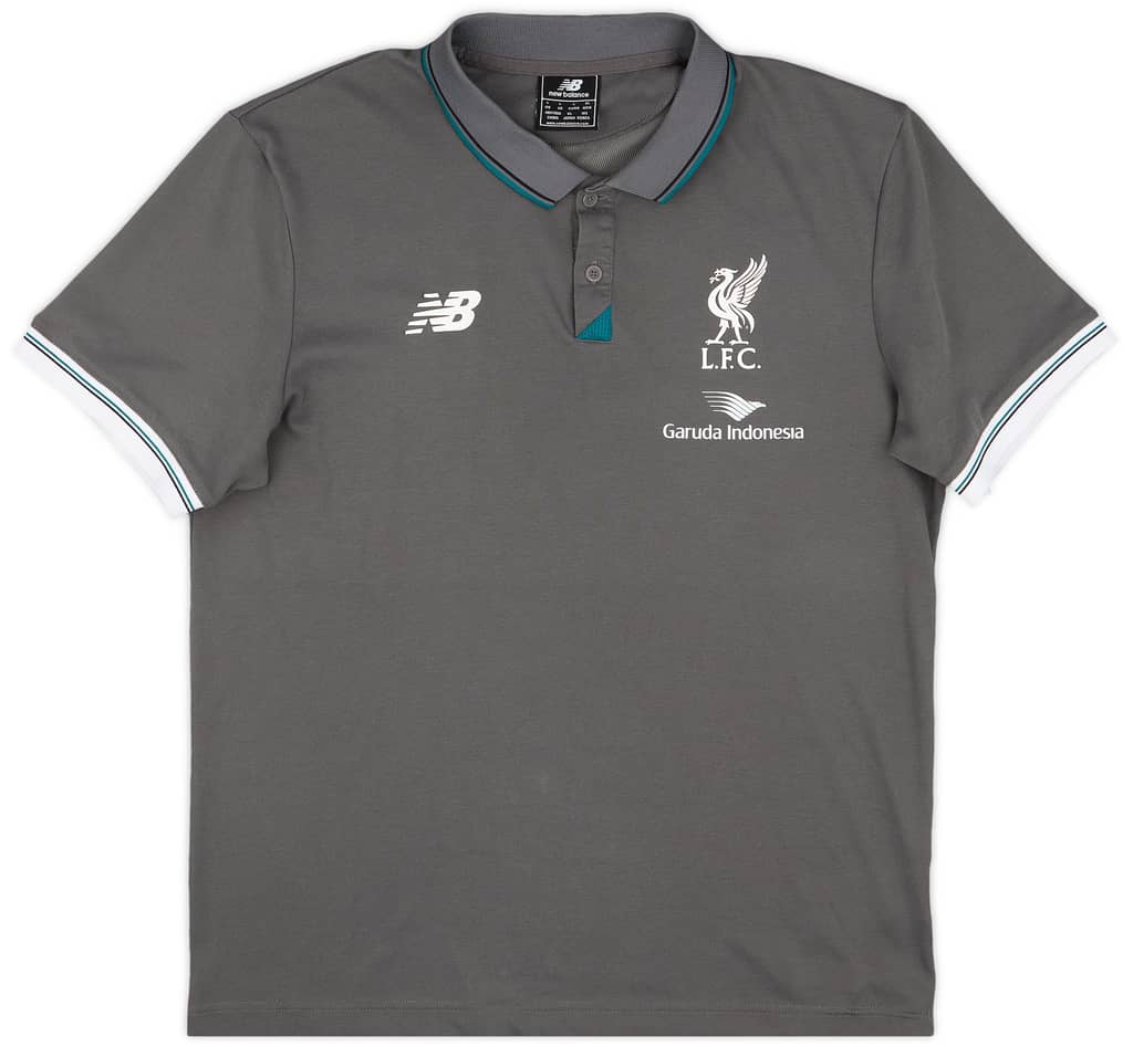 2015-16 Liverpool New Balance Polo Shirt - 7/10 - (L)