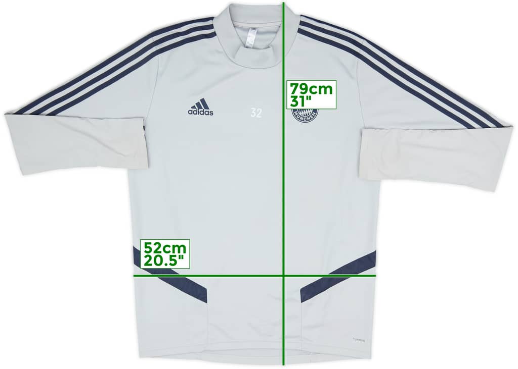 2019-20 Bayern Munich Player Issue adidas Sweat Top #32 (Kimmich) - 9/10 - (L)