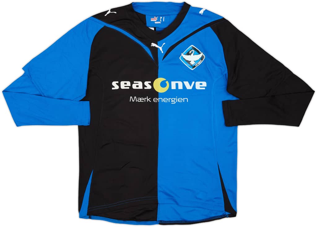 2009-11 HB Køge Home L/S Shirt - 9/10 - (M)