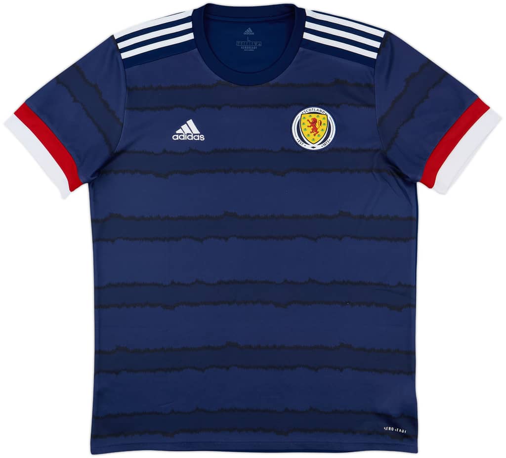 2020-22 Scotland Home Shirt - 8/10 - (L)
