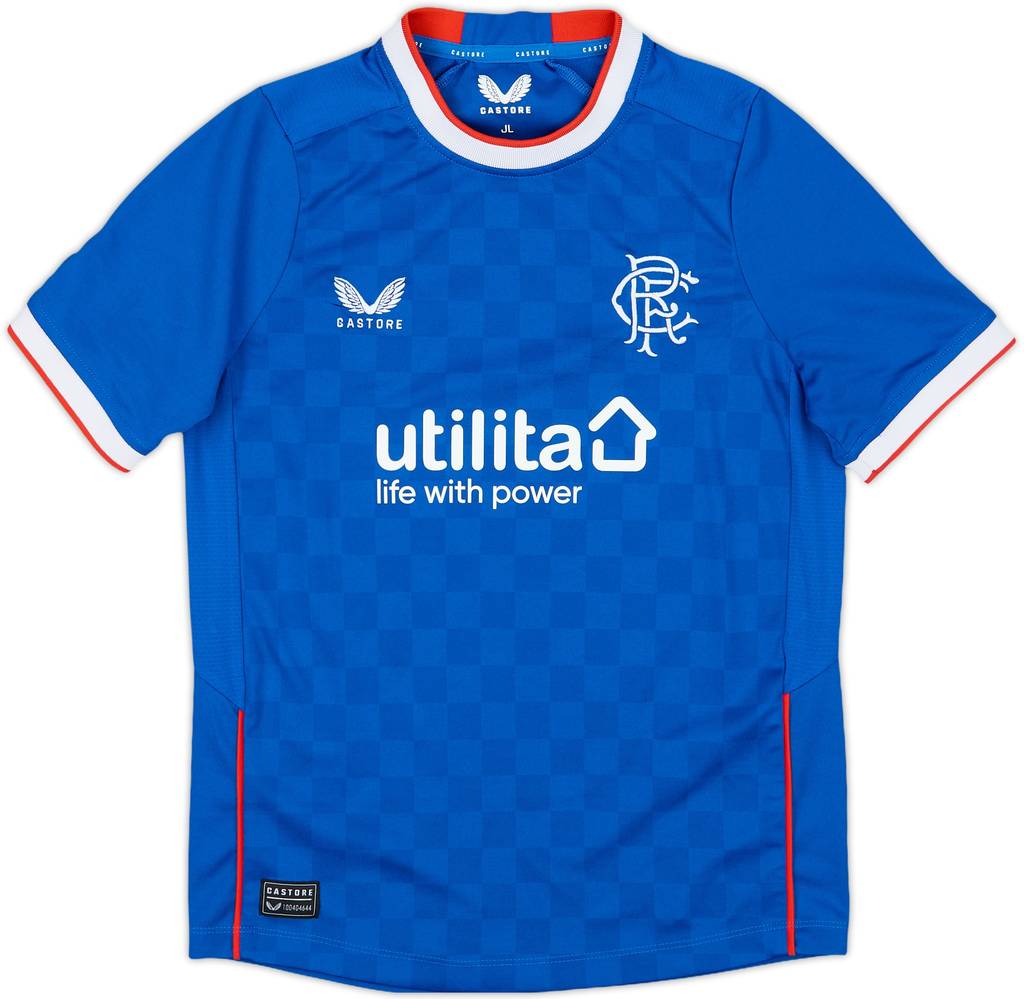 2022-23 Rangers Home Shirt - 9/10 - (L.Boys)