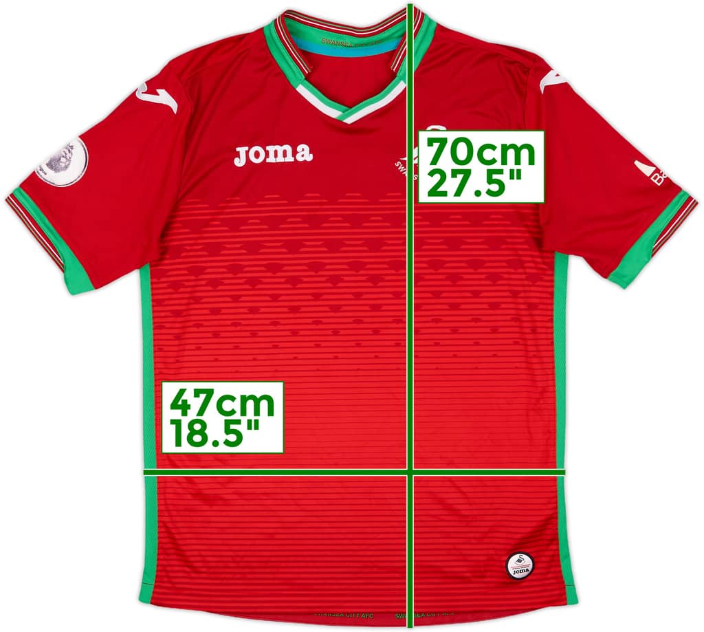 2017-18 Swansea Away Shirt - 7/10 - (XL.Boys)