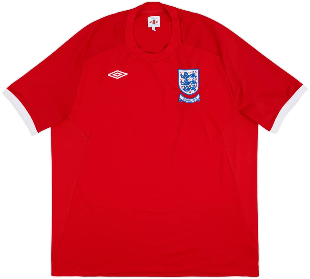 2010-11 England 'South Africa' Away Shirt - 8/10 - (3XL)