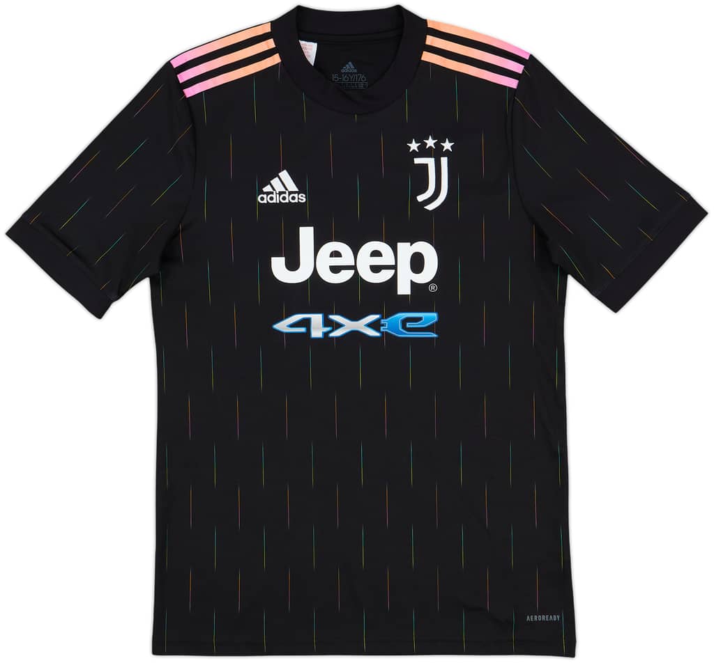 2021-22 Juventus Away Shirt - 10/10 - (XL.Boys)