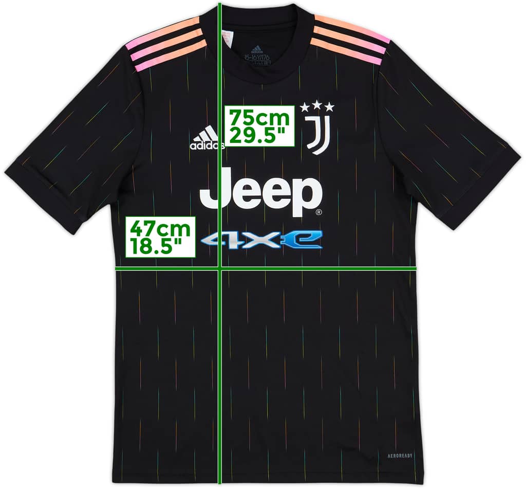 2021-22 Juventus Away Shirt - 10/10 - (XL.Boys)