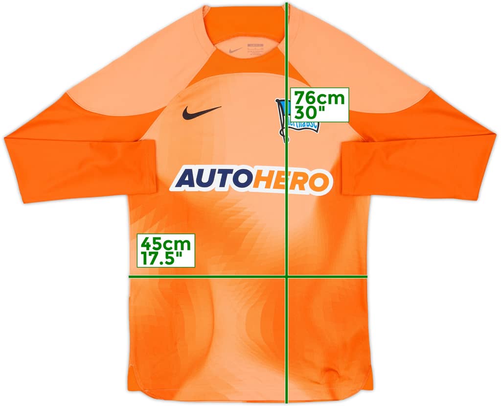 2022-23 Hertha Berlin GK Shirt - 10/10 - (S)