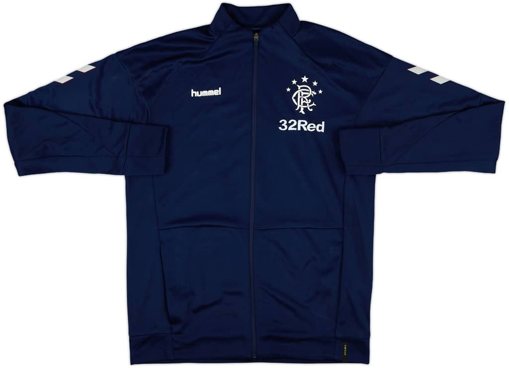 2018-19 Rangers Hummel Track Jacket - 10/10 - (M)