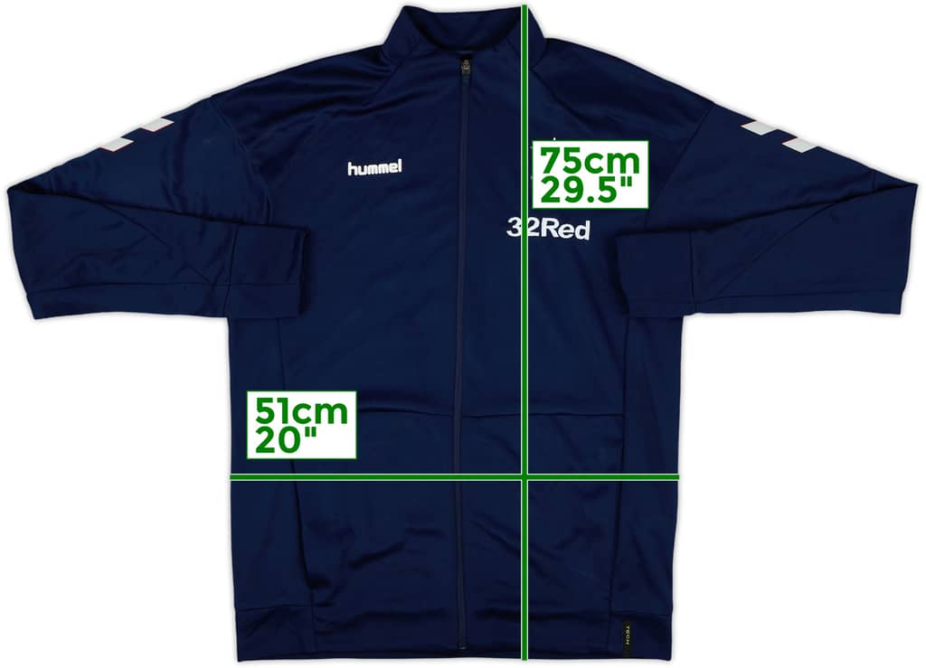 2018-19 Rangers Hummel Track Jacket - 10/10 - (M)