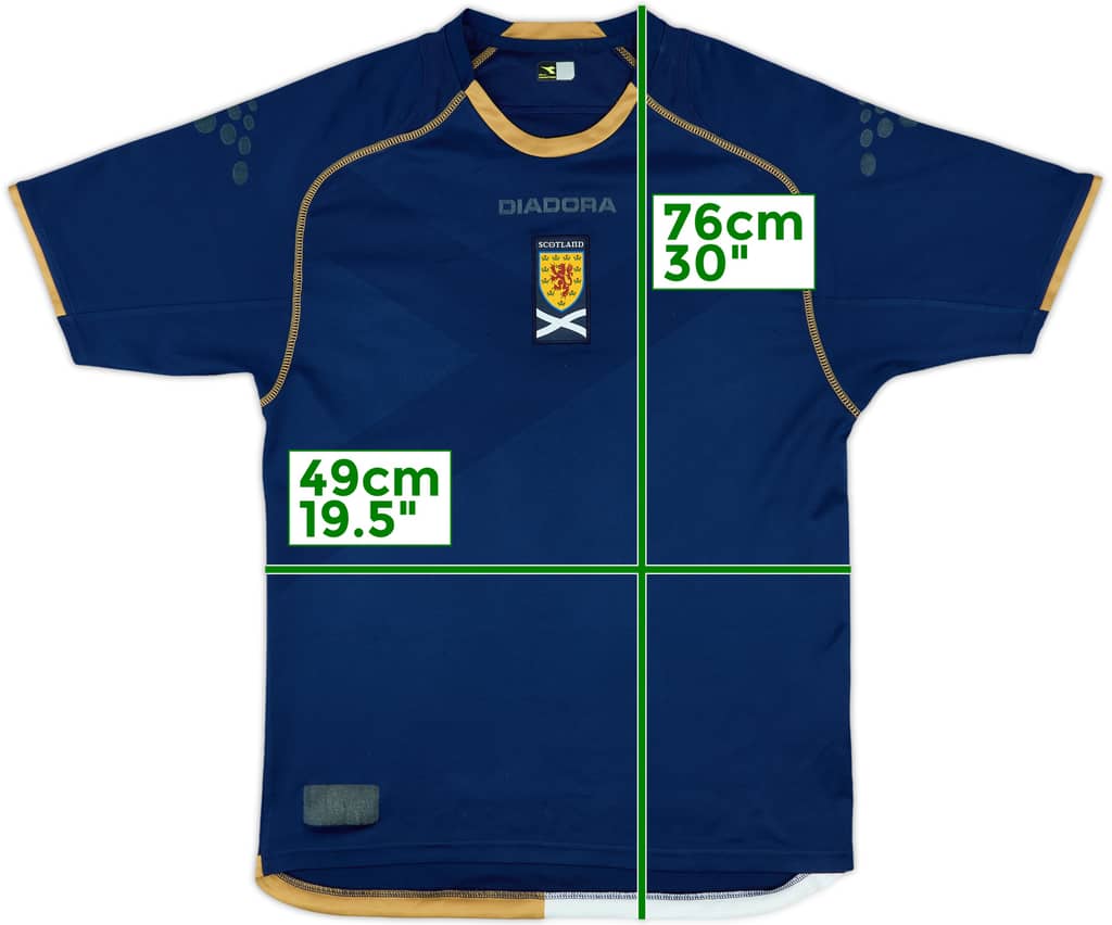 2007-08 Scotland Home Shirt - 4/10 - (M)