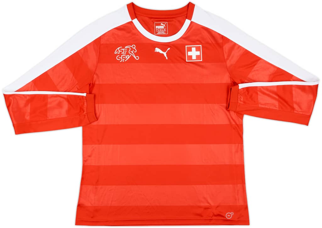 2016-17 Switzerland Home L/S Shirt - 10/10 - (Women's L)