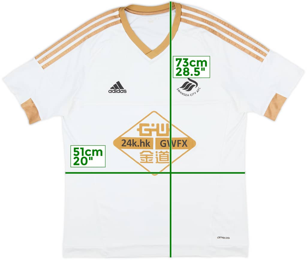2015-16 Swansea Home Shirt - 9/10 - (L)