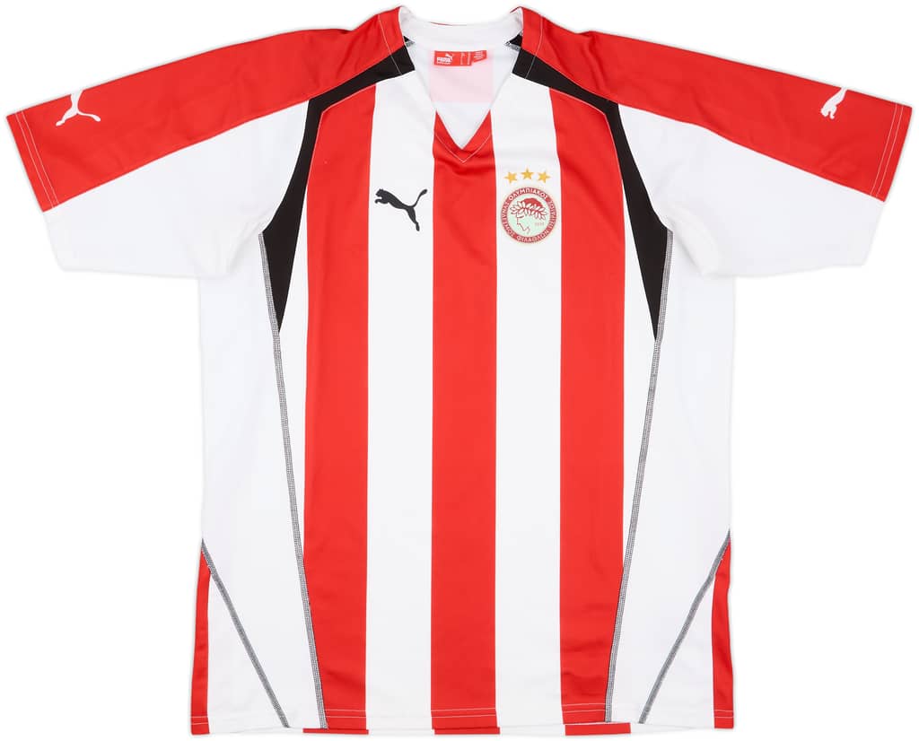 2005-06 Olympiakos Home Shirt - 6/10 - (XL)