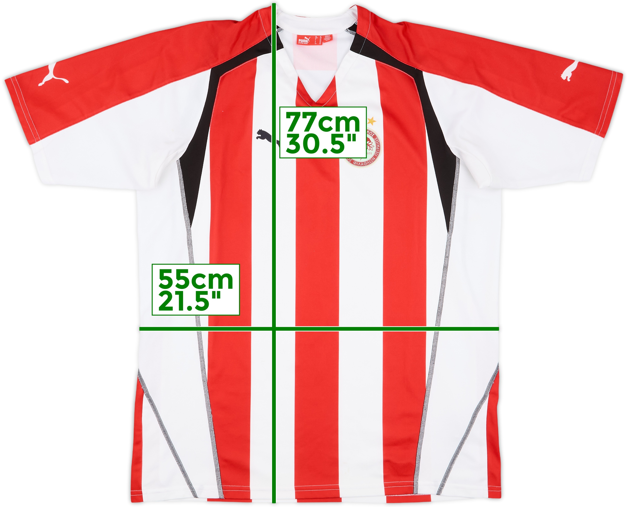 2005-06 Olympiakos Home Shirt - 6/10 - (XL)