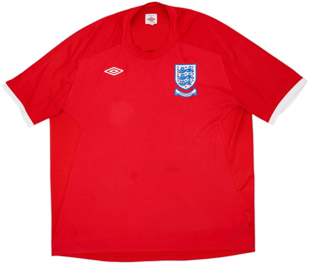 2010-11 England 'South Africa' Away Shirt - 8/10 - (4XL)