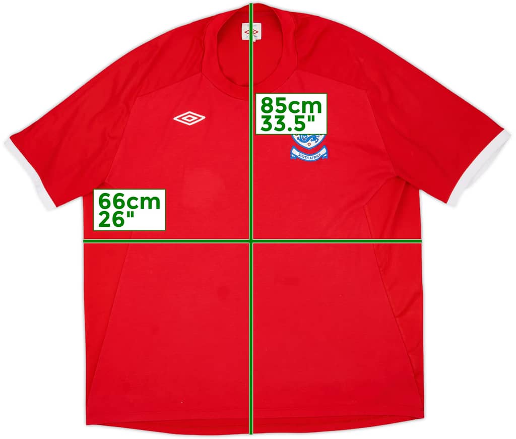 2010-11 England 'South Africa' Away Shirt - 8/10 - (4XL)