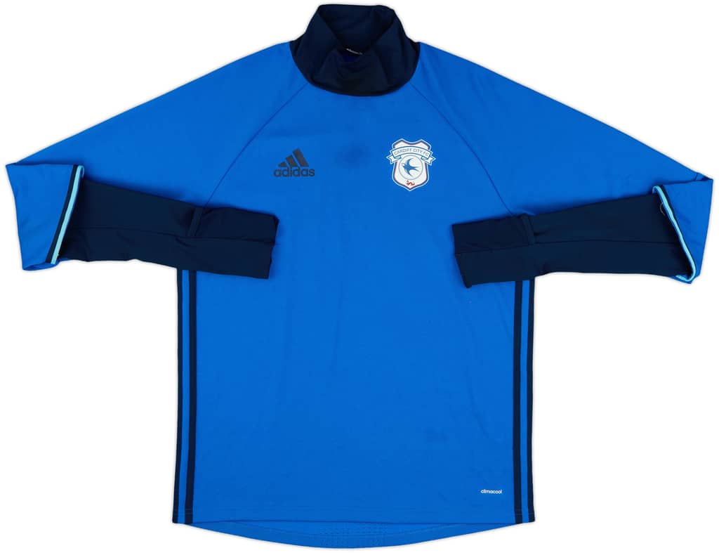 2015-16 Cardiff adidas Sweat Top - 7/10 - (M)