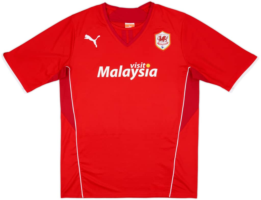 2013-14 Cardiff Home Shirt - 7/10 - (L)