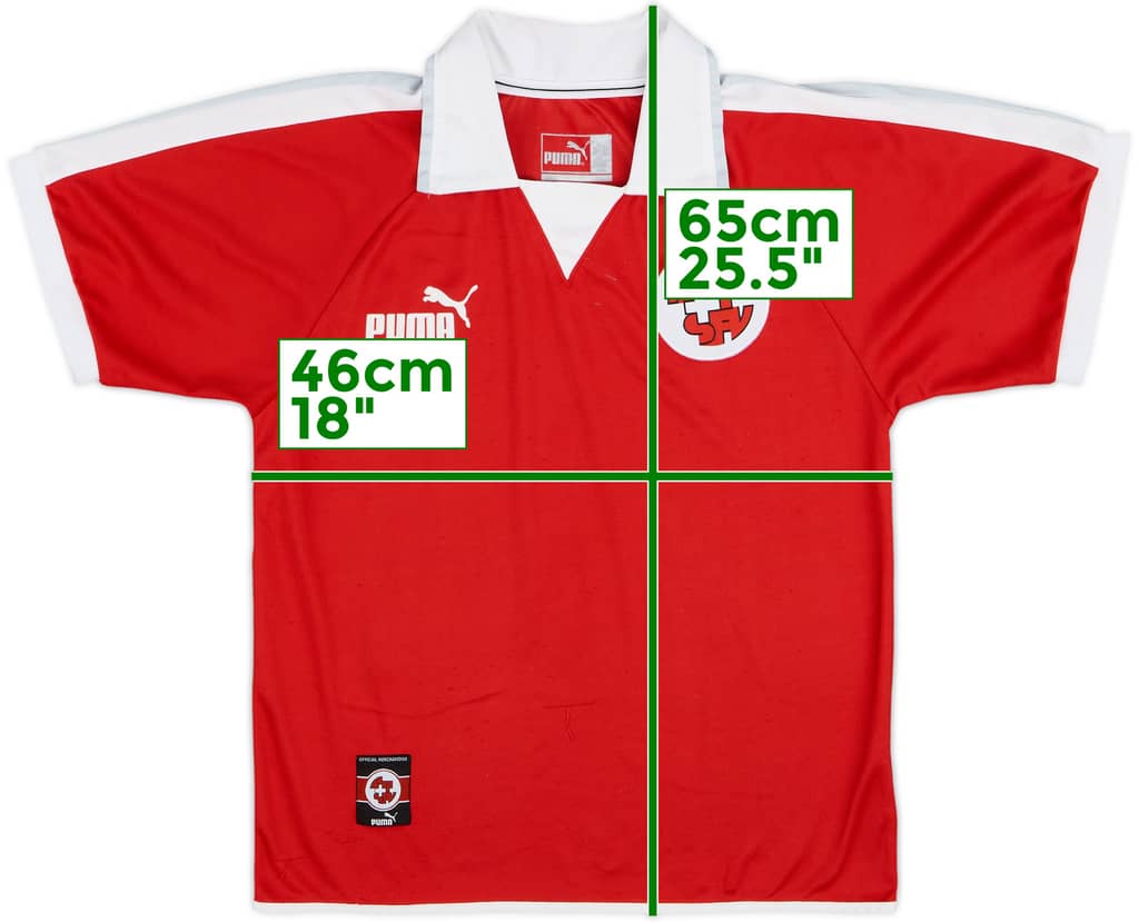 2002-04 Switzerland Home Shirt - 8/10 - (L.Boys)