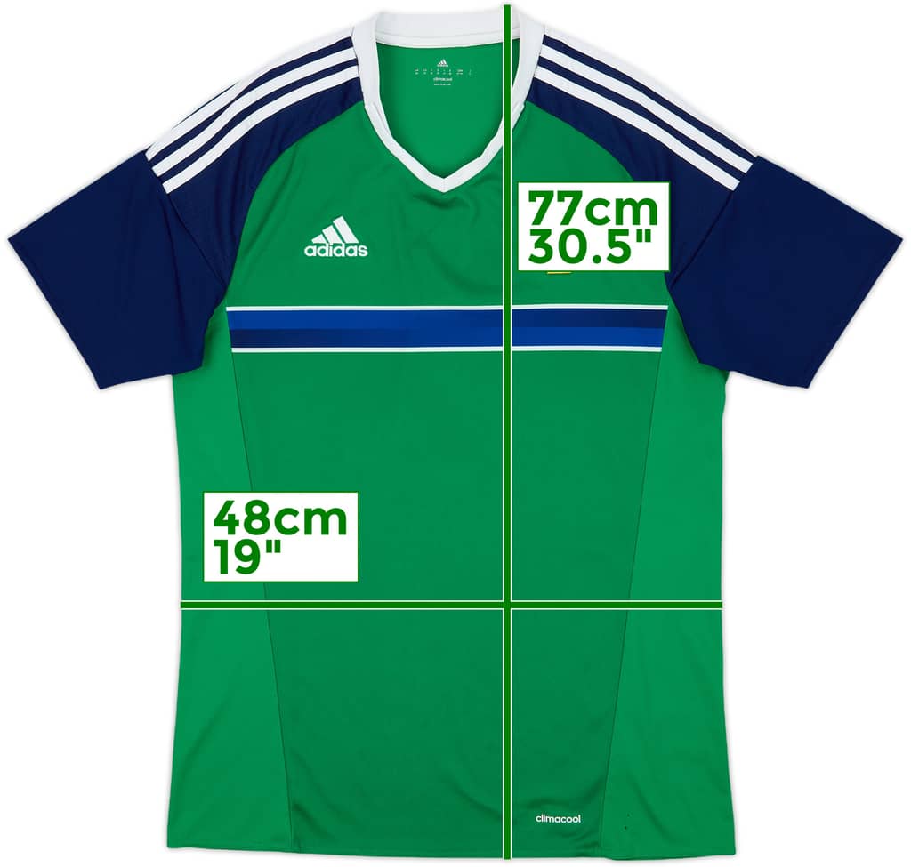 2016-17 Northern Ireland Home Shirt - 7/10 - (M)