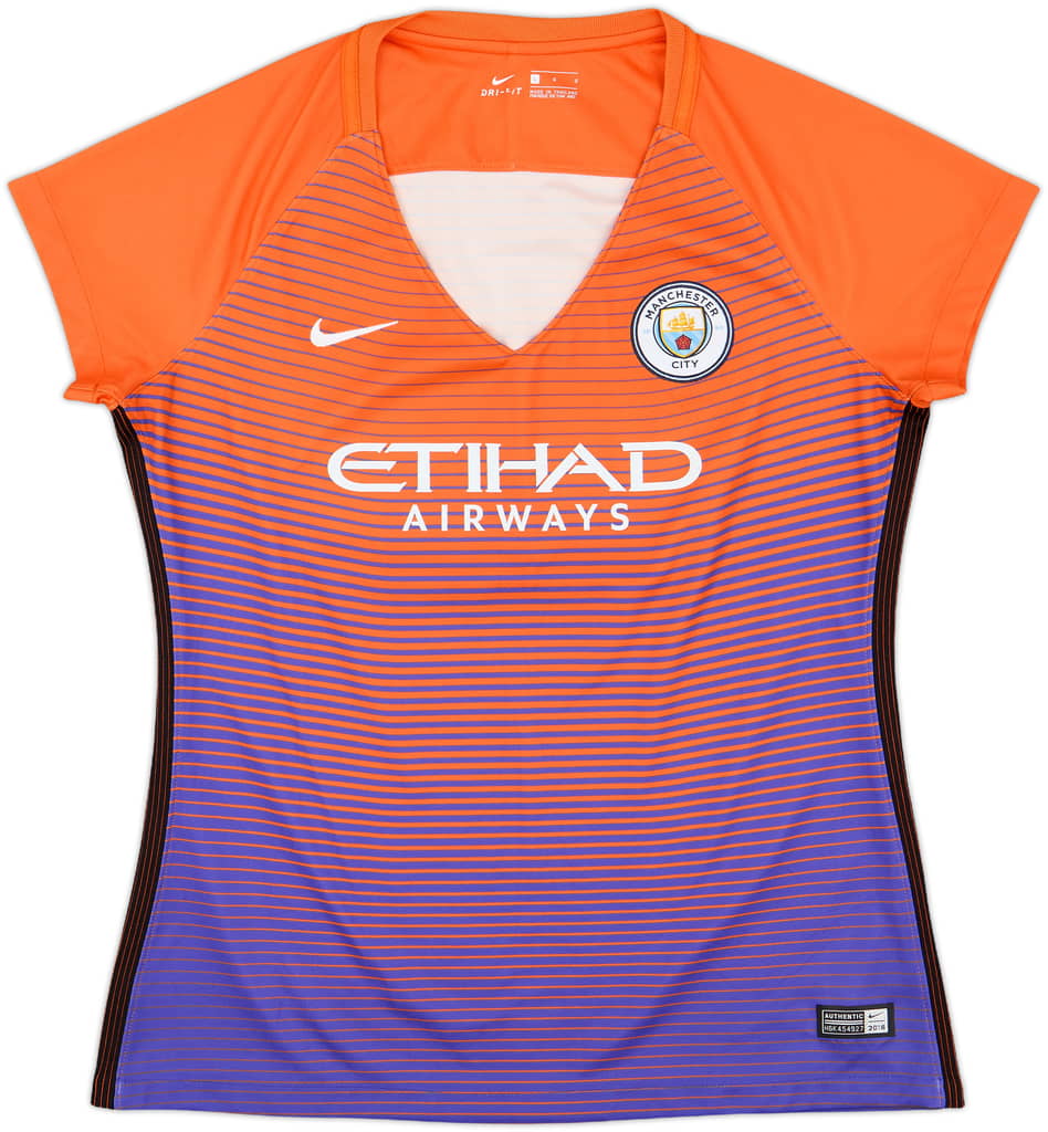 2016-17 Manchester City Third Shirt - 9/10 - (Women's L)