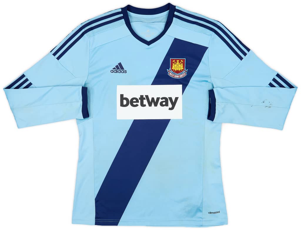 2014-15 West Ham Away L/S Shirt - 5/10 - (M)