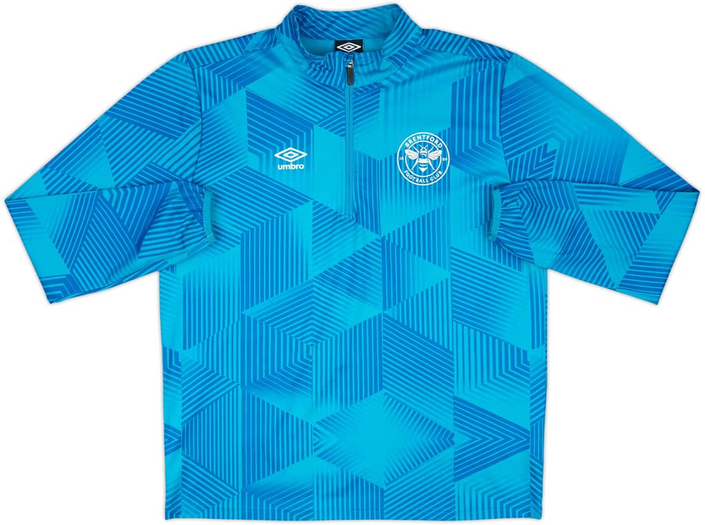 2020-21 Brentford Umbro 1/4 Zip Training Top - 9/10 - (M)