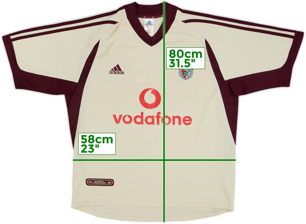 2001-02 Benfica Away Shirt - 5/10 - (L)