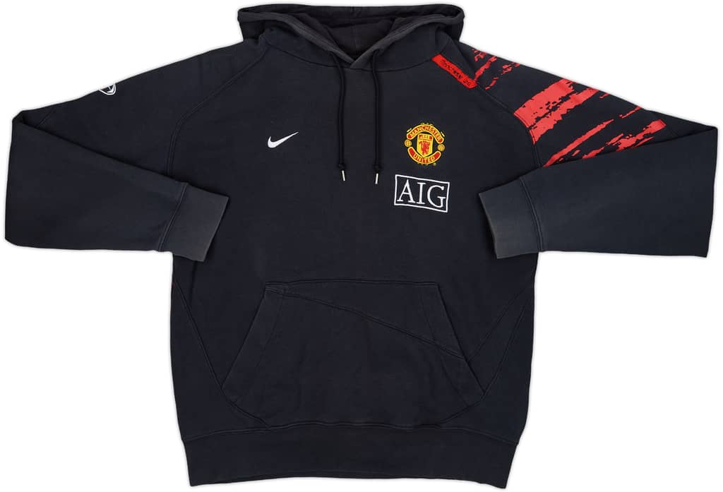 2007-08 Manchester United Nike Hoodie - 7/10 - (M)