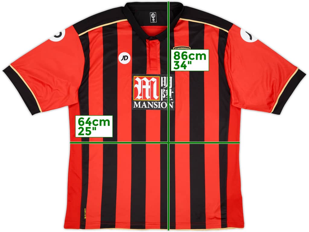 2016-17 Bournemouth Home Shirt - 8/10 - (4XL)