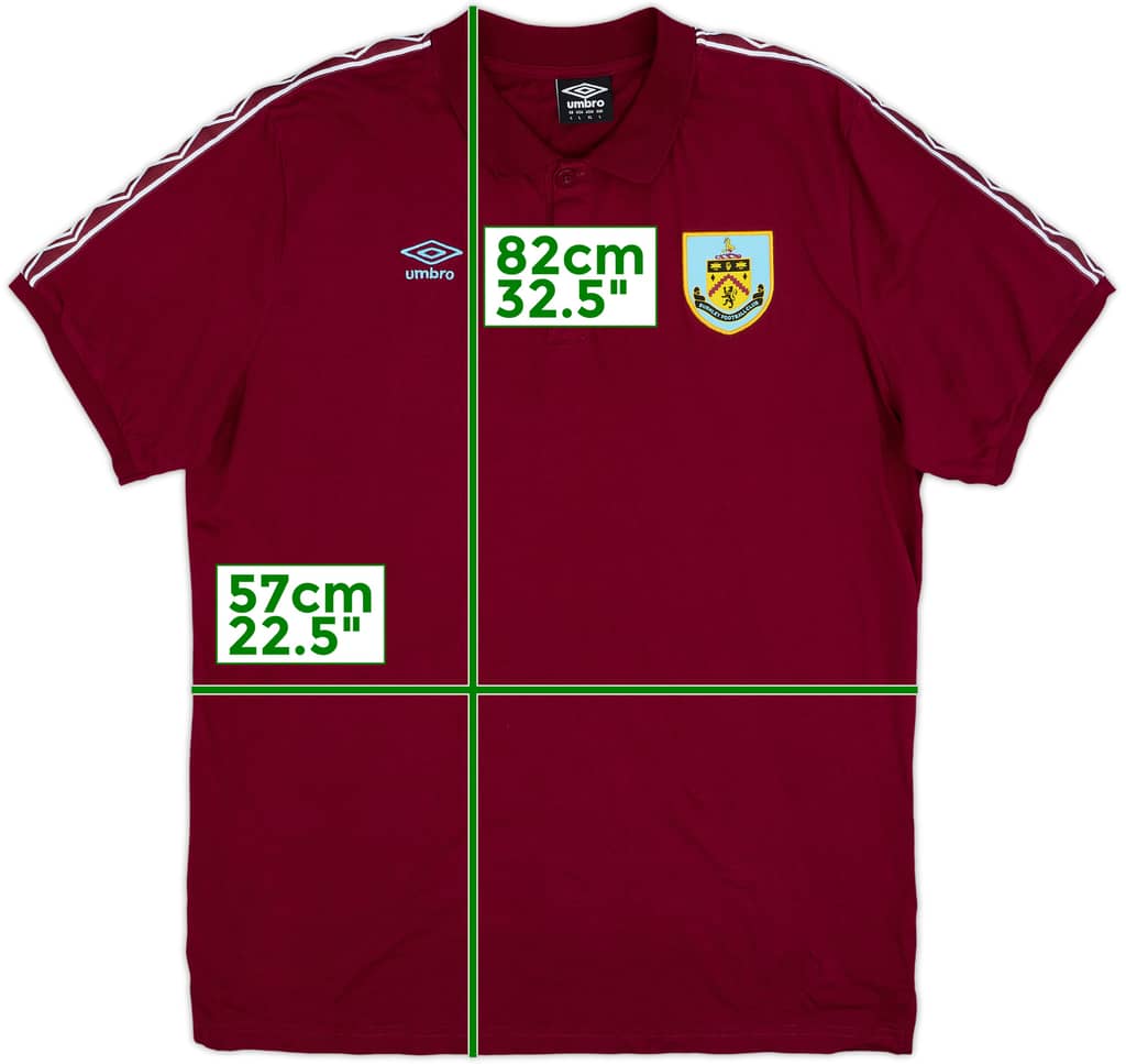 2019-20 Burnley Umbro Polo Shirt - 8/10 - (L)