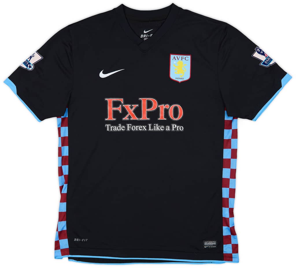 2010-11 Aston Villa Away Shirt Young #7 - 9/10 - (L)