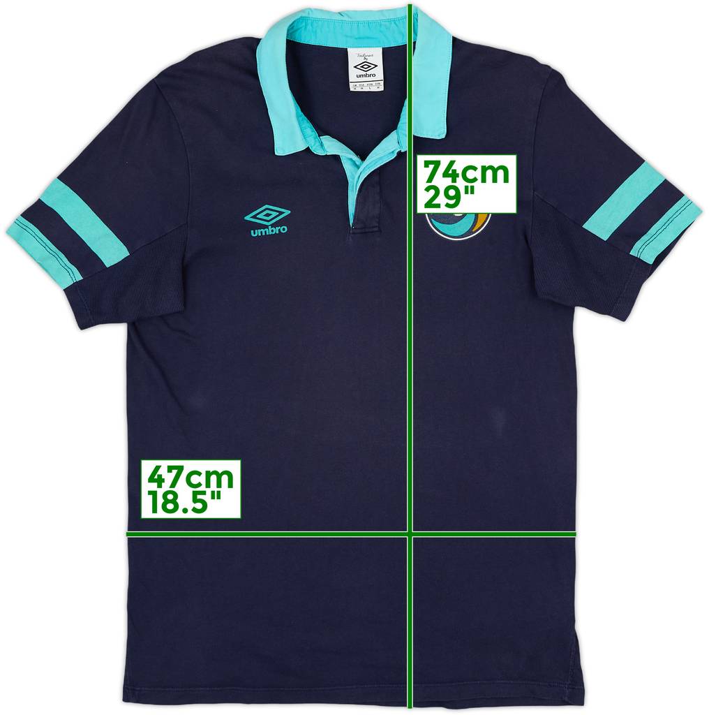 2011 New York Cosmos Umbro Polo Shirt - 8/10 - (M)