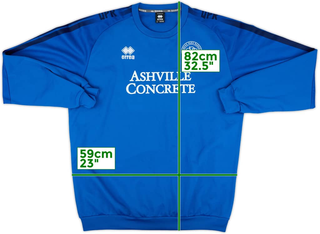 2021-22 QPR Errea Sweat Top - 9/10 - (3XL)