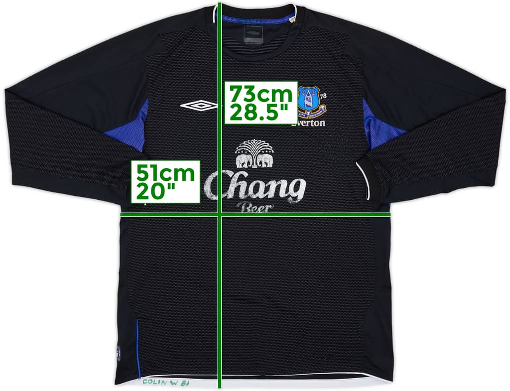2004-05 Everton Third L/S Shirt - 5/10 - (M)