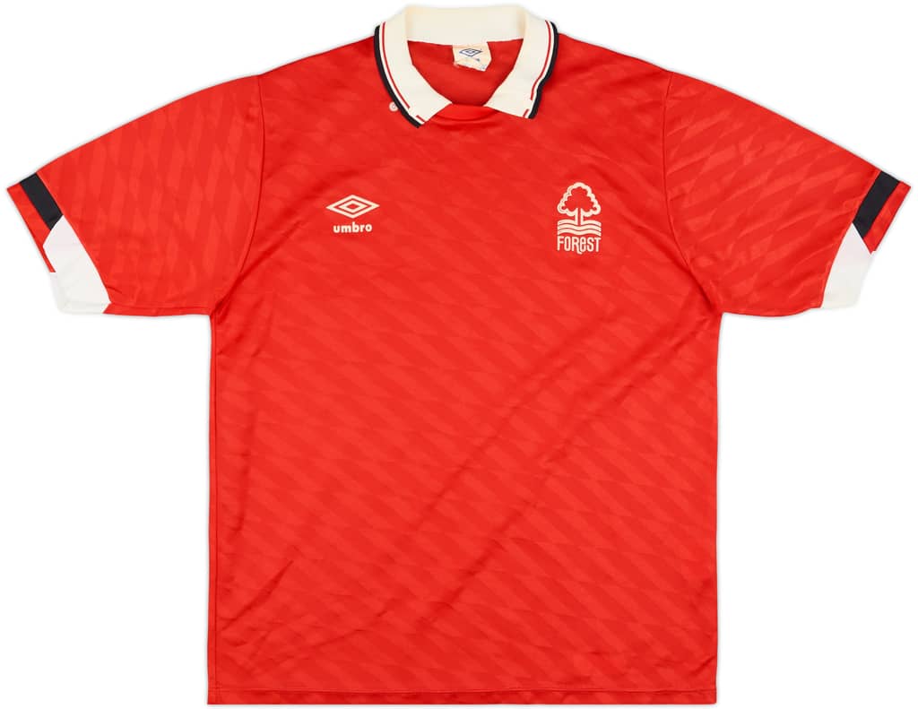 1988-90 Nottingham Forest Home Shirt - 8/10 - (M)