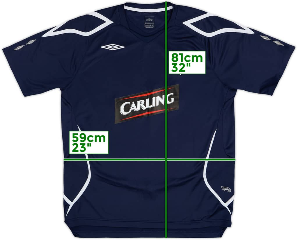 2007-08 Rangers Umbro Training Shirt - 8/10 - (XL)