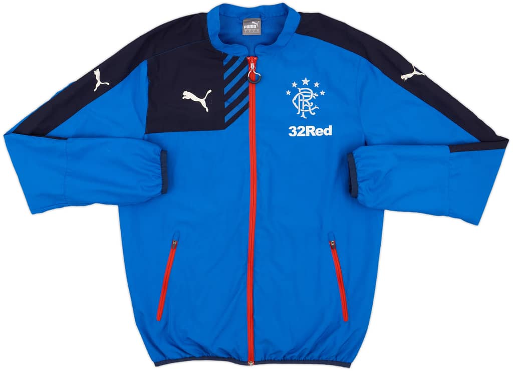 2015-16 Rangers Puma Track Jacket - 8/10 - (S)