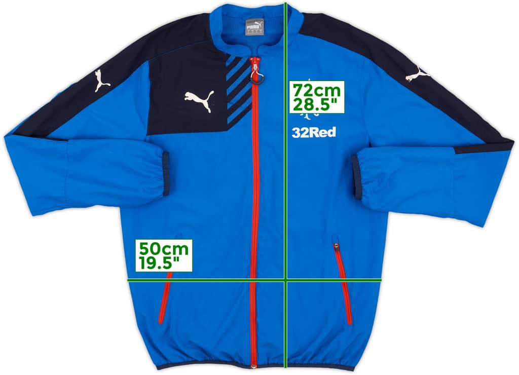 2015-16 Rangers Puma Track Jacket - 8/10 - (S)