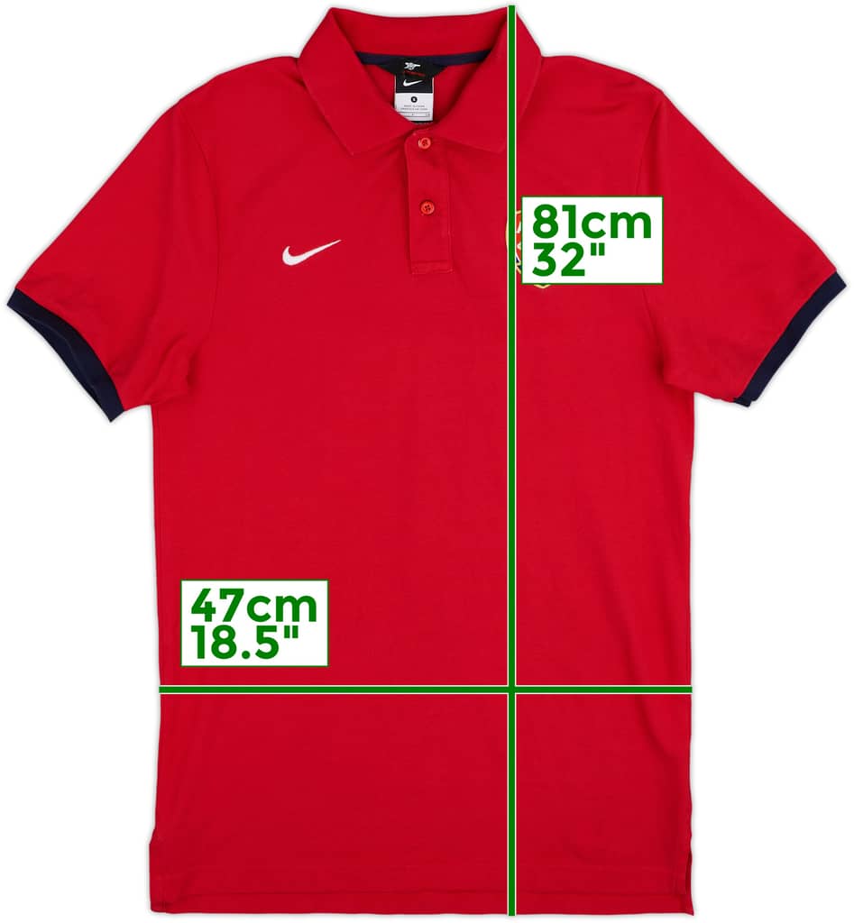 2013-14 Arsenal Nike Polo Shirt - 9/10 - (S)