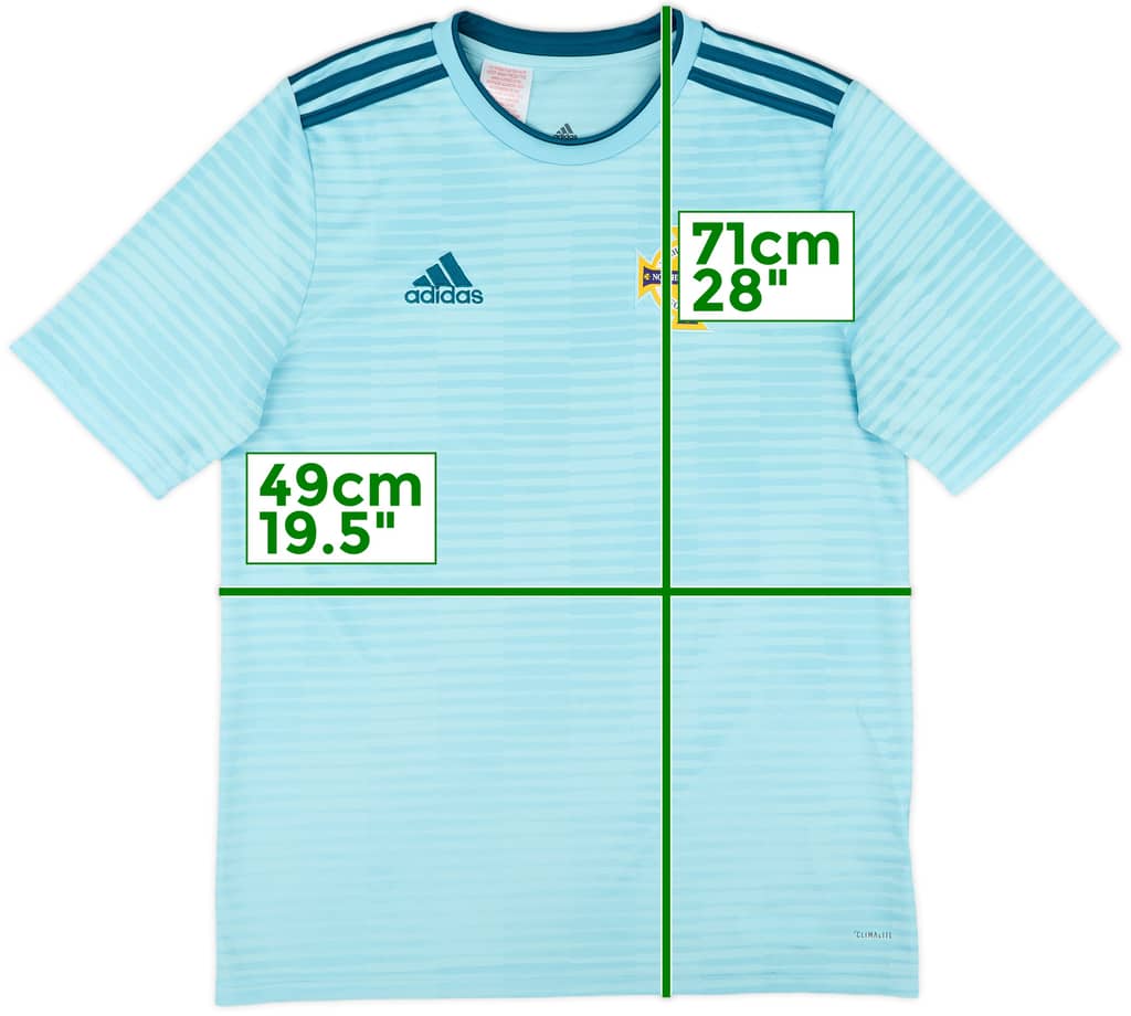 2018-19 Northern Ireland Away Shirt - 9/10 - (XL.Boys)