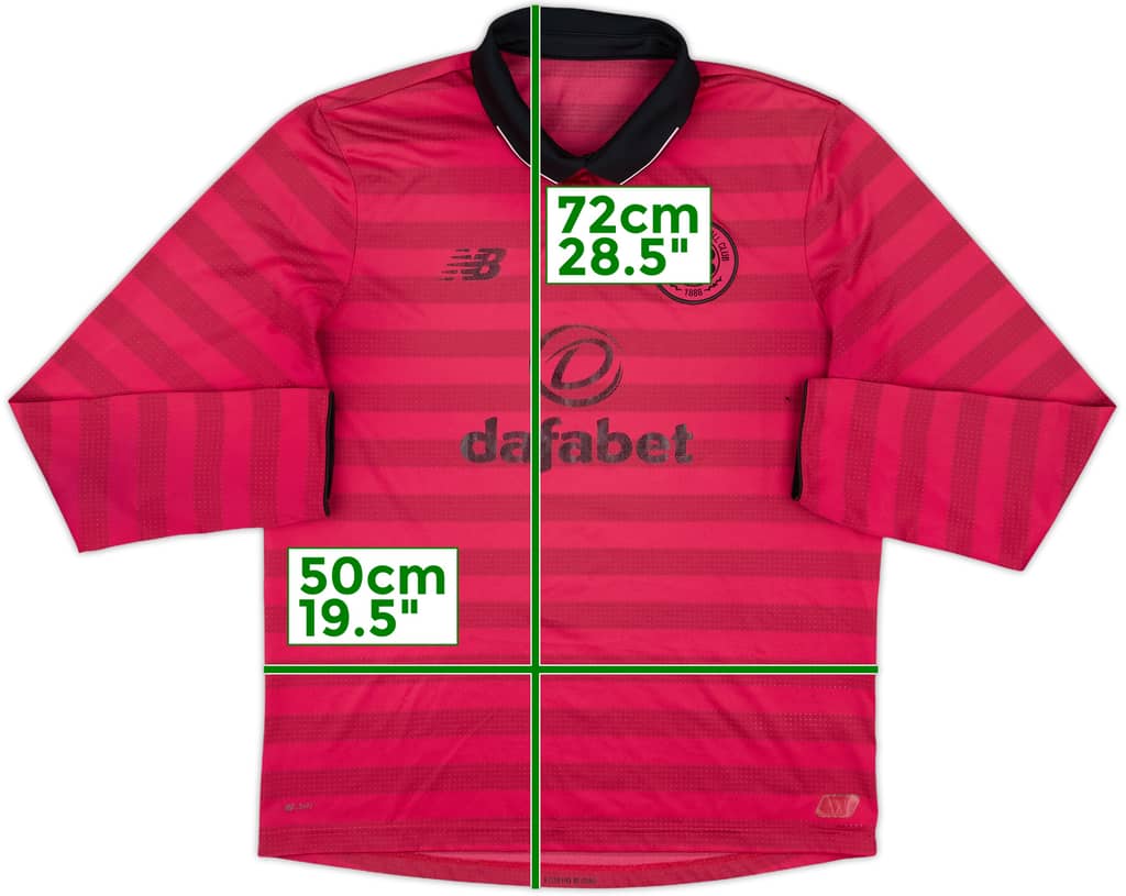 2016-17 Celtic Third L/S Shirt - 4/10 - (M)