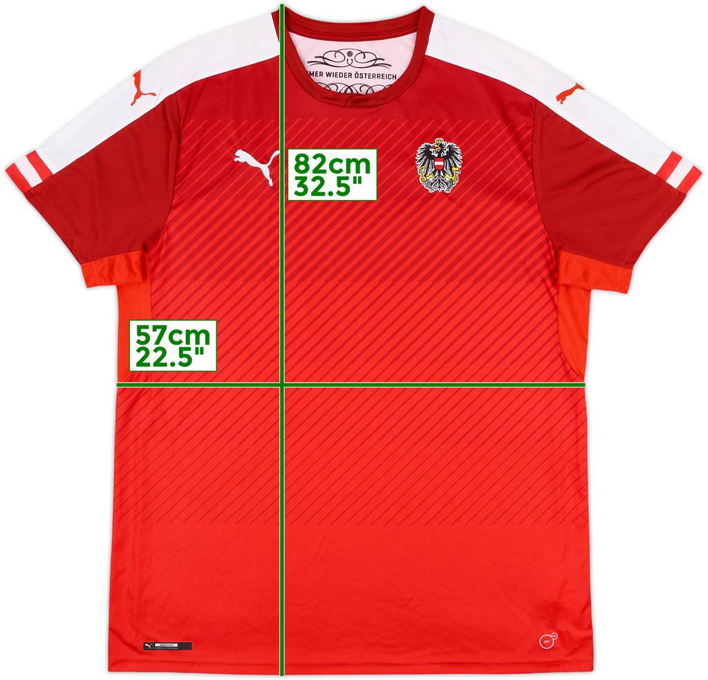 2016-17 Austria Home Shirt - 9/10 - (XL)