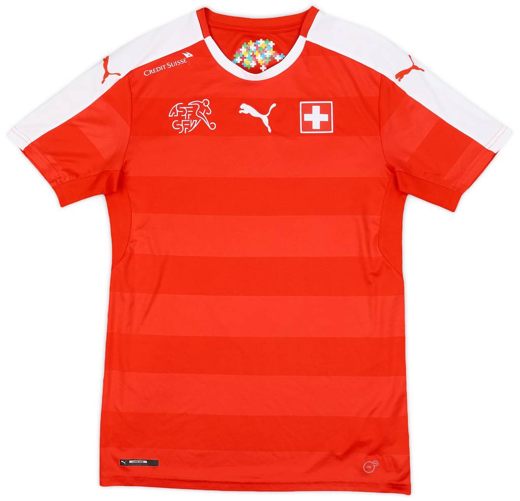 2016-17 Switzerland Home Shirt - 8/10 - (S)