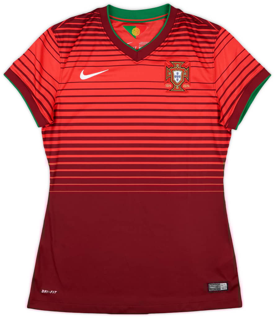 2014-15 Portugal Home Shirt - 9/10 - (Women's S)