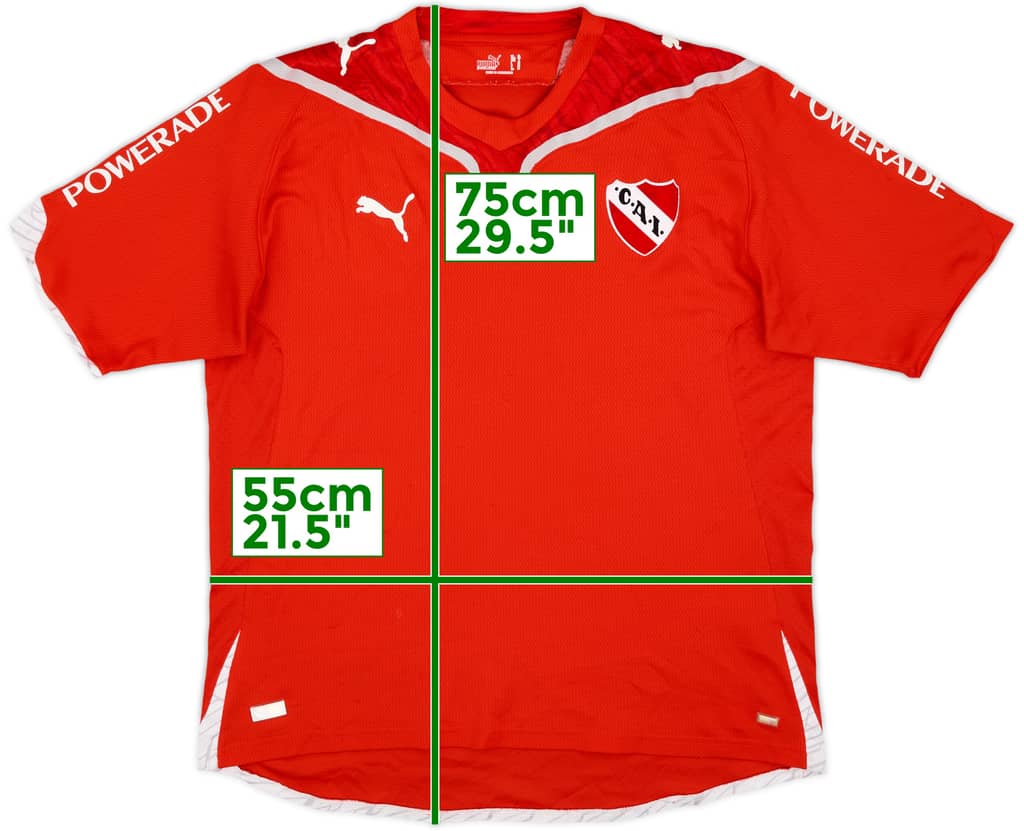 2009-10 Independiente Home Shirt - 9/10 - (XL)