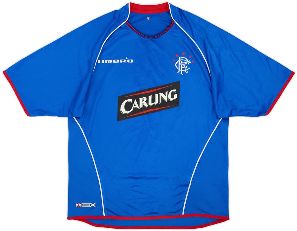 2005-06 Rangers Home Shirt - 4/10 - (L)