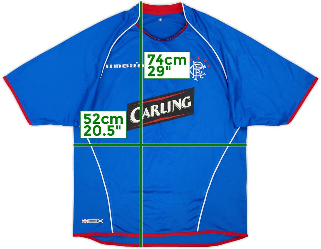 2005-06 Rangers Home Shirt - 4/10 - (L)
