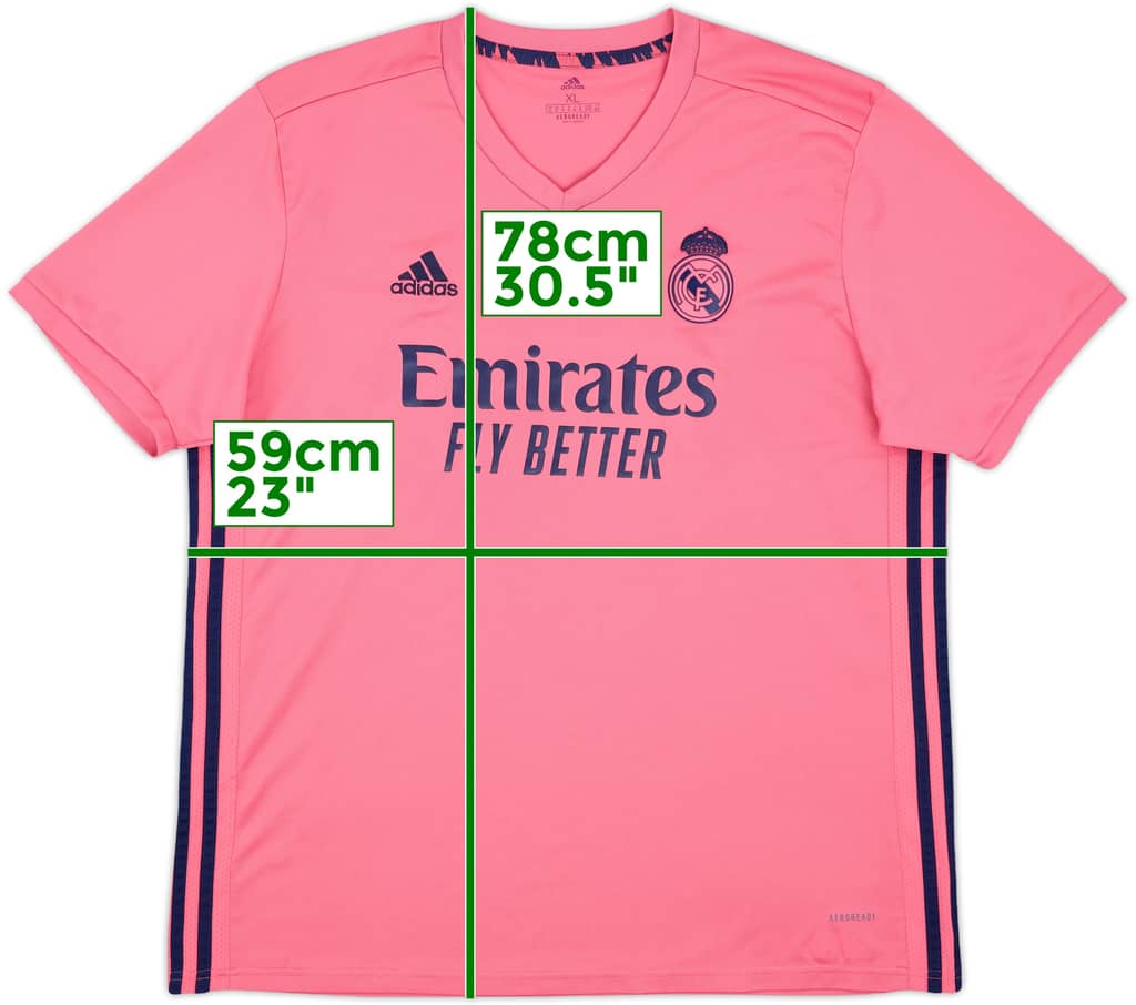 2020-21 Real Madrid Away Shirt - 6/10 - (XL)