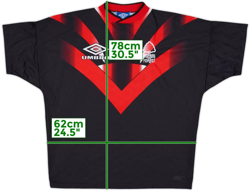 1995-96 Nottingham Forest Umbro Training Shirt - 8/10 - (XL)